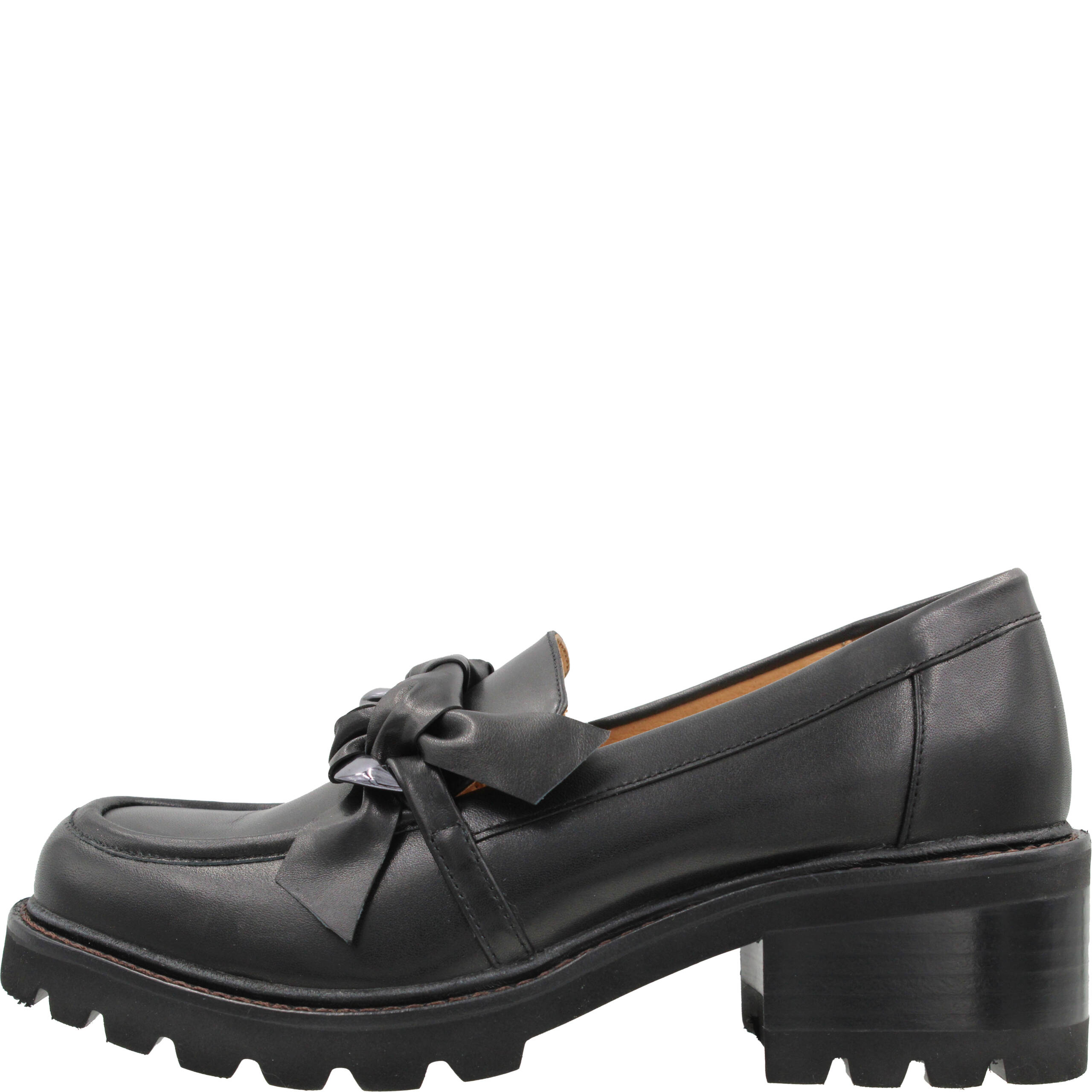 Dobbie Black Black Leather Loafers