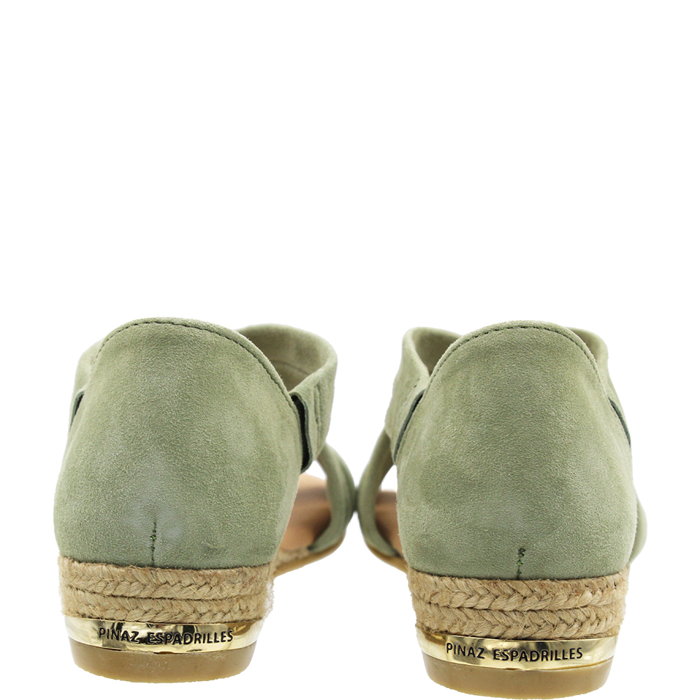 PINAZ-CLAIRE-317AO-KHAKI-LIGHT-GREEN-SUEDE-OPEN-TOE-CROSSOVER-FLAT-SANDALS-MADE-IN-SPAIN-OFFICIAL-STOCKIST-HEEL