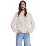 This is a long oversized knit in a soft cream, with embroidered flecks of colour over it. Round neck, long sleeves, and very weekend ready. Designed by Desigual in Spain and available in Australia and New Zealand online and instore at ShoeBeDoo Official Stockist