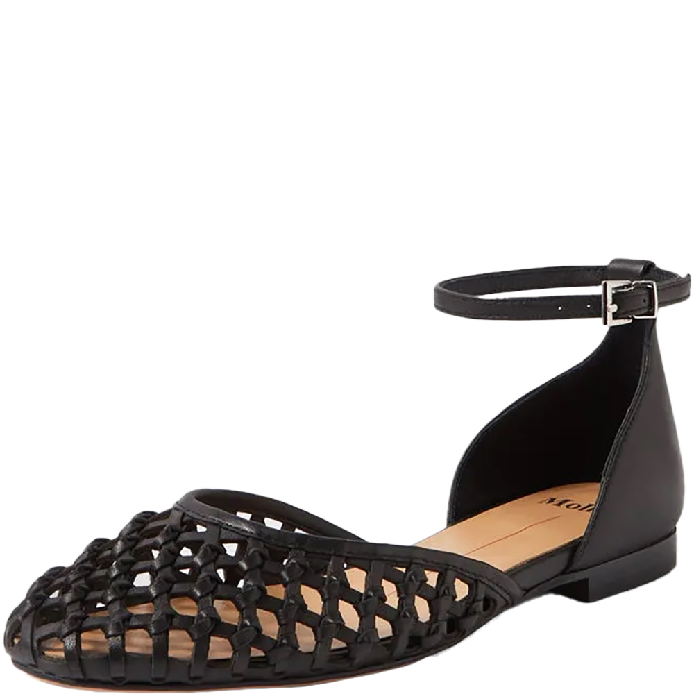 MOLLINI-BEYLANIE-BLACK-LEATHER-CLOSED-TOE-ANKLE-STRAP-FLAT-MARY-JANE-SHOES-OFFICIAL-STOCKIST-ANGLE