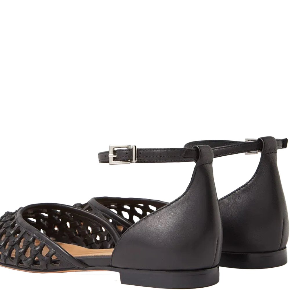 MOLLINI-BEYLANIE-BLACK-LEATHER-CLOSED-TOE-ANKLE-STRAP-FLAT-MARY-JANE-SHOES-OFFICIAL-STOCKIST-HEEL-DETAIL
