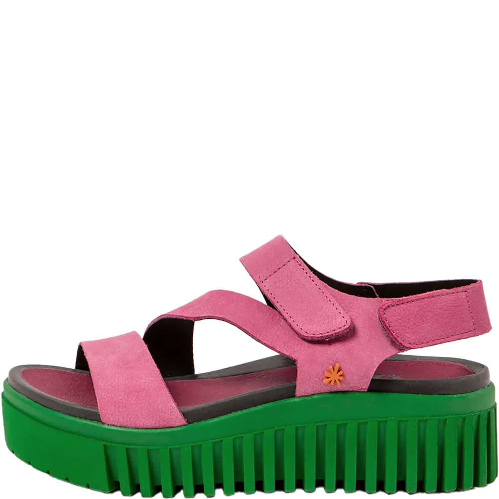 ART-COMPANY-1573-BRIGHTON-PINK-GREEN-NUBUCK-OPEN-TOE-CHUNKY-PLATFORM-SANDALS-OFFICIAL-STOCKIST-SIDE