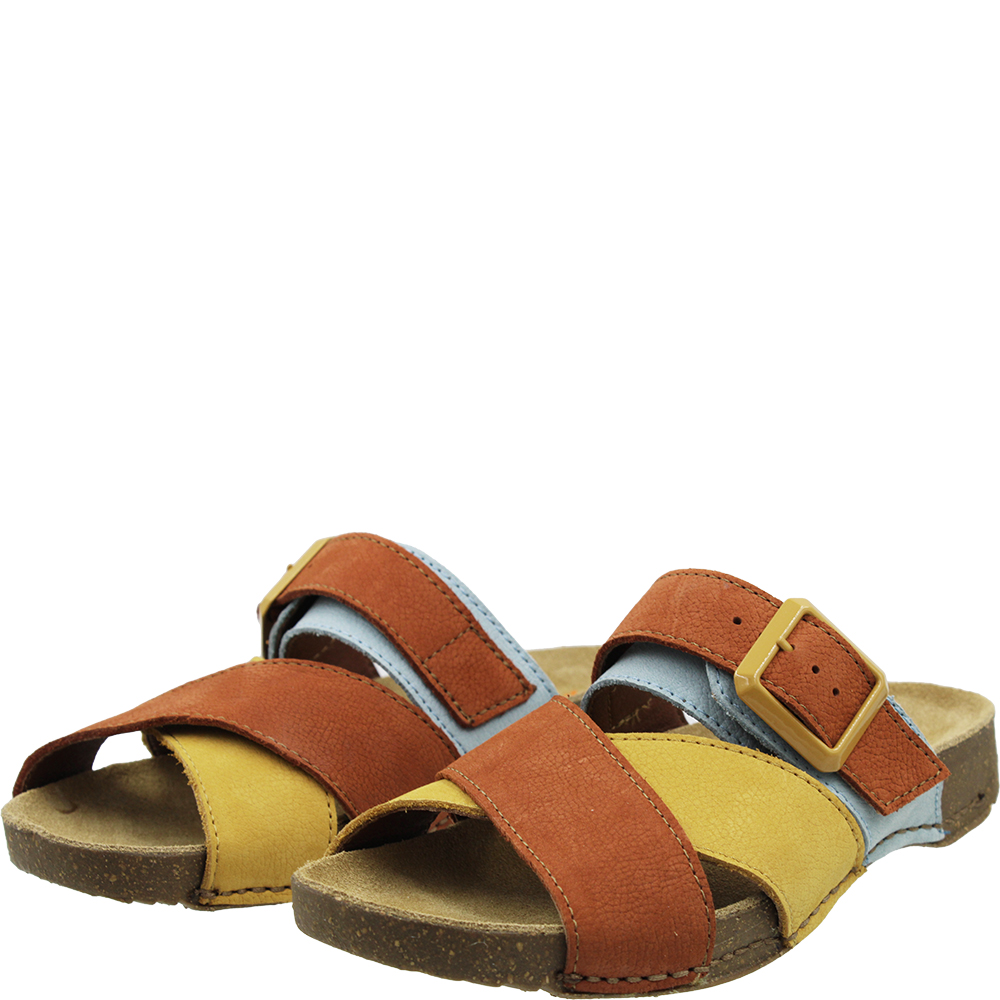 THE-ART-COMPANY-I-BREATHE-1118-ORANGE-HONEY-MULTI-OPEN-TOE-ARCH-SUPPORT-FLAT-COMFORT-NUBUCK-LEATHER-SLIDE-SANDALS-OFFICIAL-STOCKIST-ANGLE