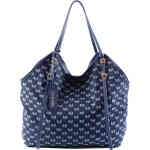 This is large, roomy, super lightweight and thoroughly adorable in dark denim cotton canvas with lighter coloured bows. ShoeBeDoo is an official stockist of Australian designed Liv & Milly vegan bags in Australia and New Zealand.