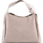 A square style of bag with top handles, contrast coloured handles and side trim in a dark cream, with the front, back and side panels in a glorious soft taupe. Inside are three separate compartments with the middle one featuring a full zip pocket. ShoeBeDoo is an official stockist of Australian designed Liv & Milly vegan bags in Australia and New Zealand.