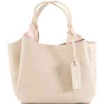 A medium sized bag made from cream covered pebbled vegan leather and the inside is a soft pink colour. 5 Separate compartments two with top ships mean she will organise you and this is perfect for the races or a special event. ShoeBeDoo is an official stockist of Australian designed Liv & Milly vegan bags in Australia and New Zealand.
