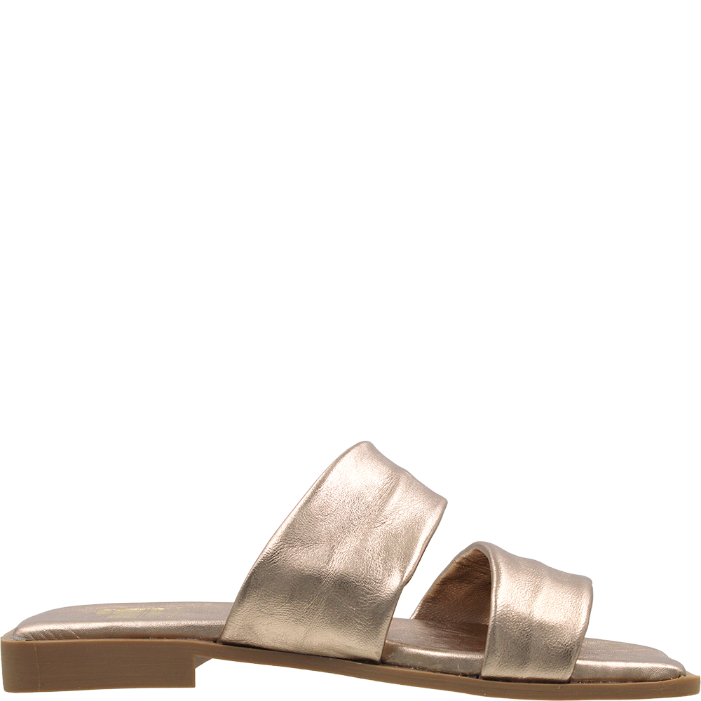 NU-BY-NEO-WINNET-1420-ROSE-GOLD-METALLIC-LEATHER-DOUBLE-BAND-OPEN-TOE-FLAT-SLIDE-SANDALS-MADE-IN-SPAIN-OFFICIAL-STOCKIST-INSIDE