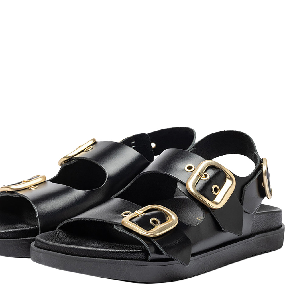Yokono-Morena-253-Black-Leather-Sandals-Buy-Yokono-Sandals-at-ShoeBeDoo-5