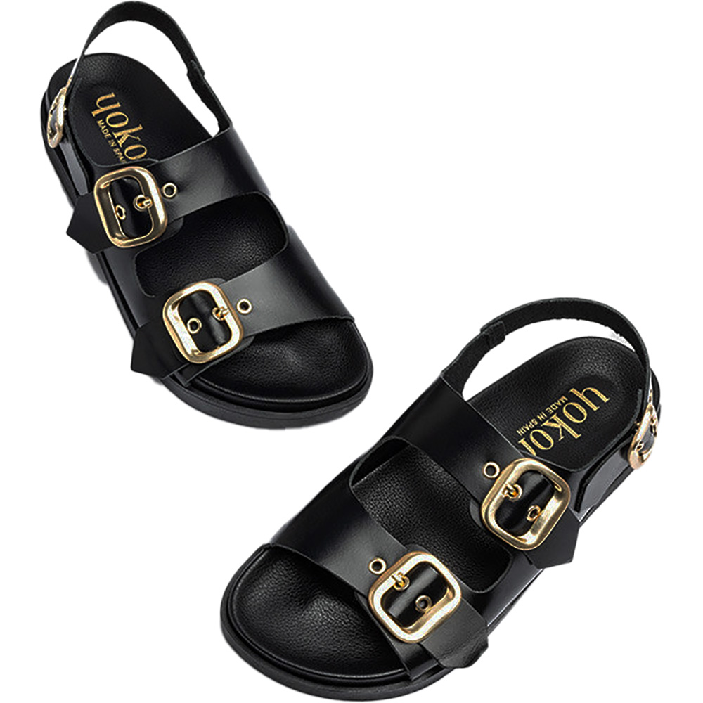 Yokono-Morena-253-Black-Leather-Sandals-Buy-Yokono-Sandals-at-ShoeBeDoo-6