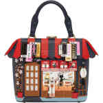 A medium-large sized bag with a top handle that stands up by itself, and is the shape of a Sushi bar shp front! ShoeBeDoo is an authorised reseller of Vendula London bags and wallets in Australia and New Zealand/