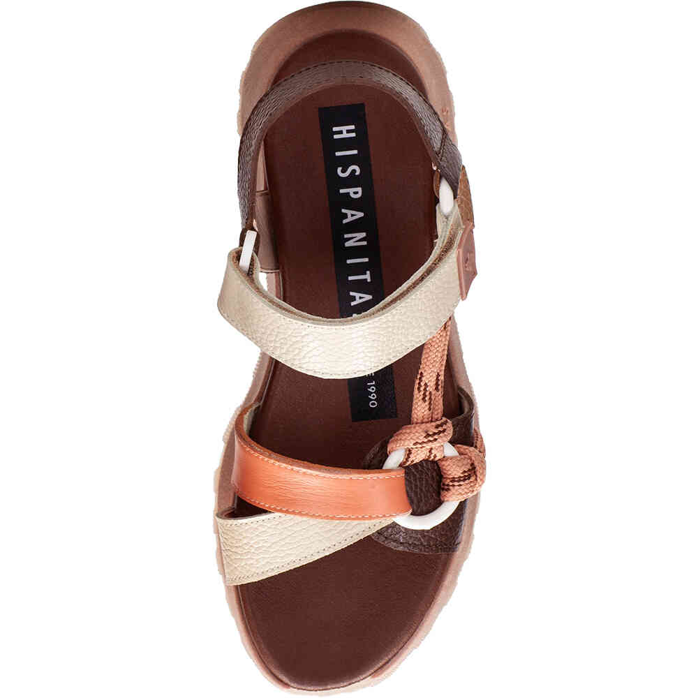 HISPANITAS-AMBAR-CHV264869-CORAL-CREAM-MULTI-LEATHER-OPEN-TOE-CHUNKY-SNEAKERS-MADE-IN-SPAIN-OFFICIAL-STOCKIST-TOP-single