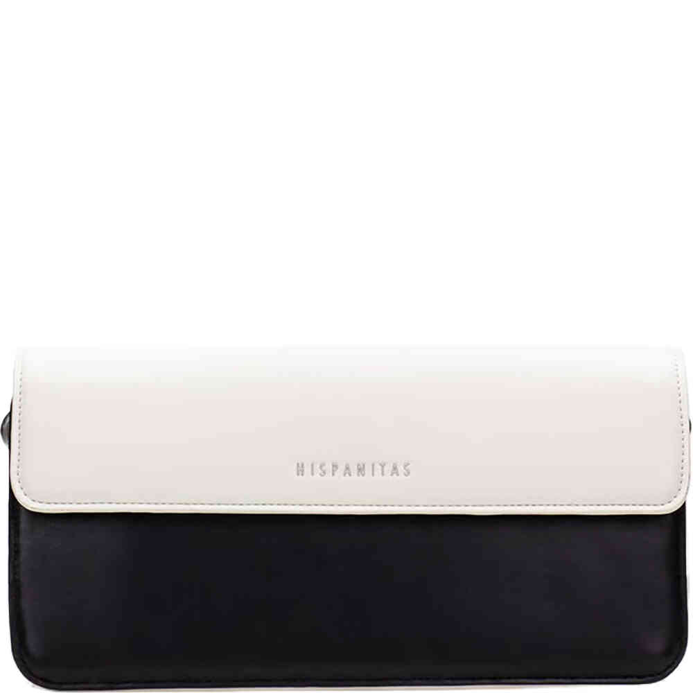 HISPANITAS-SHOULDER-BAG-BV264731-BLACK-WHITE-MADE-IN-SPAIN-OFFICIAL-STOCKIST-FRONT