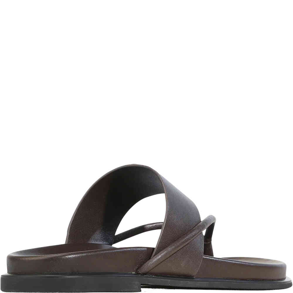 NALEA-CHESTNUT-DARK-CHOCOLATE-BROWN-LEATHER-THONG-STYLE-FLAT-SLIDE-SANDALS-SHOEBEDOO-OFFICIAL-STOCKIST-BACK