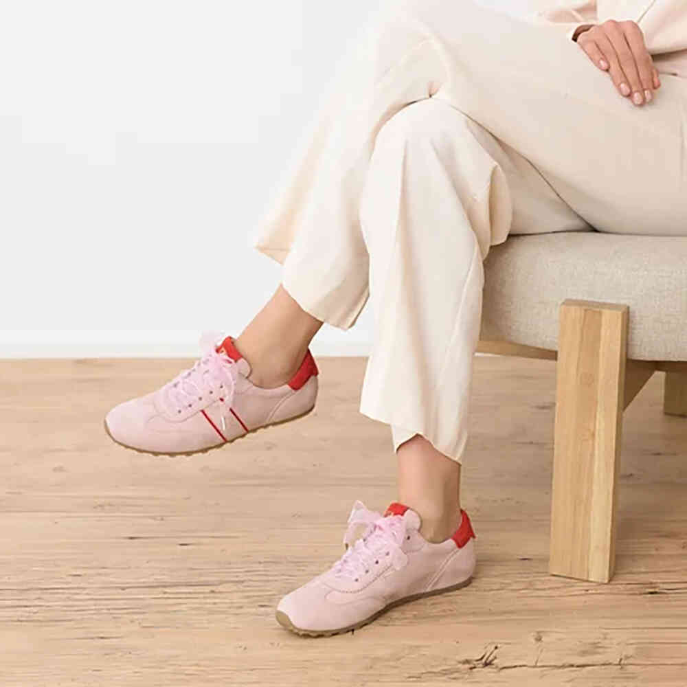 PAUL-GREEN-X-CARINA-PRANZE-PRINCESS-POPPY-PALE-PINK-SUEDE-LOW-PROFILE-LACEUP-SNEAKER-SHOES-MADE-IN-EUROPE-SHOEBEDOO-OFFICIAL-STOCKIST-LIFESTYLE-2