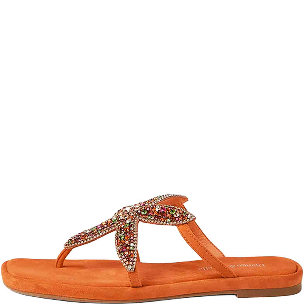 DJANGO-AND-JULIETTE-ZORICA-BRIGHT-MULTI-ORANGE-SUEDE-JEWELLED-THONG-FLAT-SLIDE-SANDALS-SHOEBEDOO-OFFICIAL-STOCKIST-SIDE