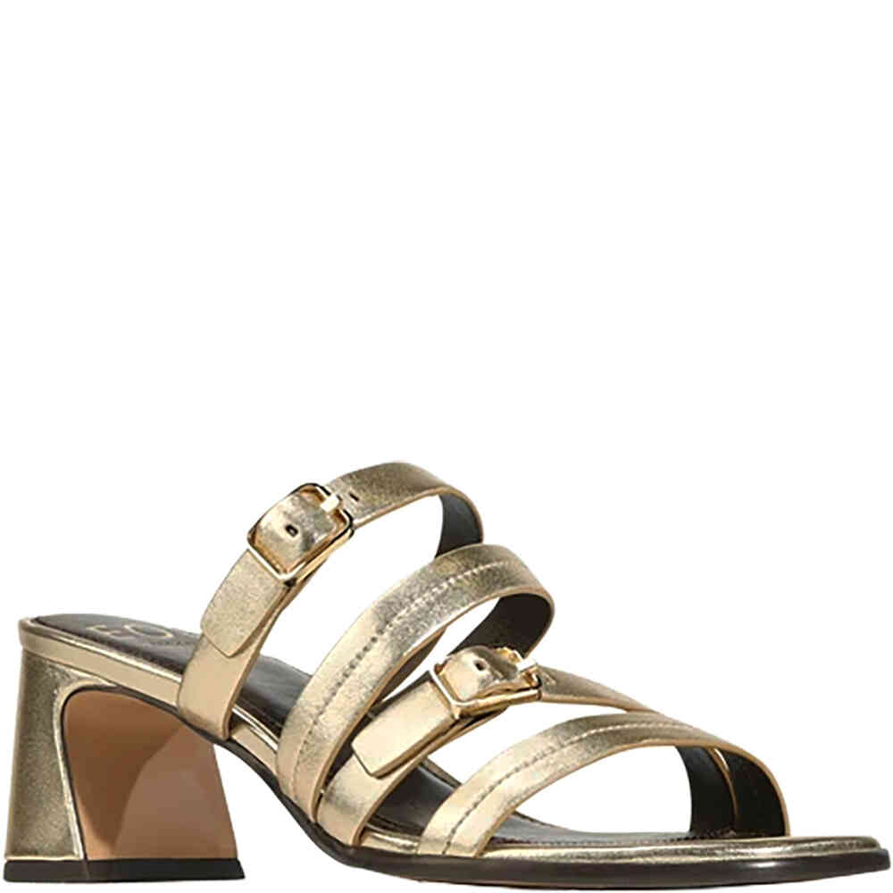 EOS-BAS-SOFT-GOLD-METALLIC-LEATHER-OPEN-TOE-MID-BLOCK-HEEL-STRAPPY-SLIDE-SANDALS-SHOEBEDOO-OFFICIAL-STOCKIST-ANGLE