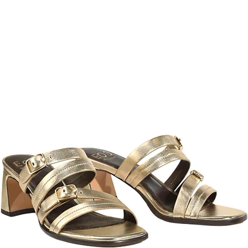 EOS-BAS-SOFT-GOLD-METALLIC-LEATHER-OPEN-TOE-MID-BLOCK-HEEL-STRAPPY-SLIDE-SANDALS-SHOEBEDOO-OFFICIAL-STOCKIST-PAIR