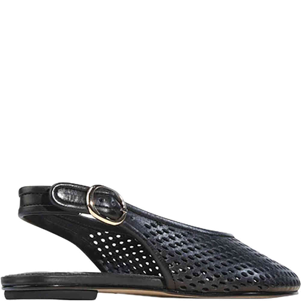 EOS-RAY-BLACK-LEATHER-CLOSED-TOE-LASER-PUNCHED-SLINGBACK-FLAT-BALLET-BALLERINA-PUMP-SHOES-SHOEBEDOO-OFFICIAL-STOCKIST-back