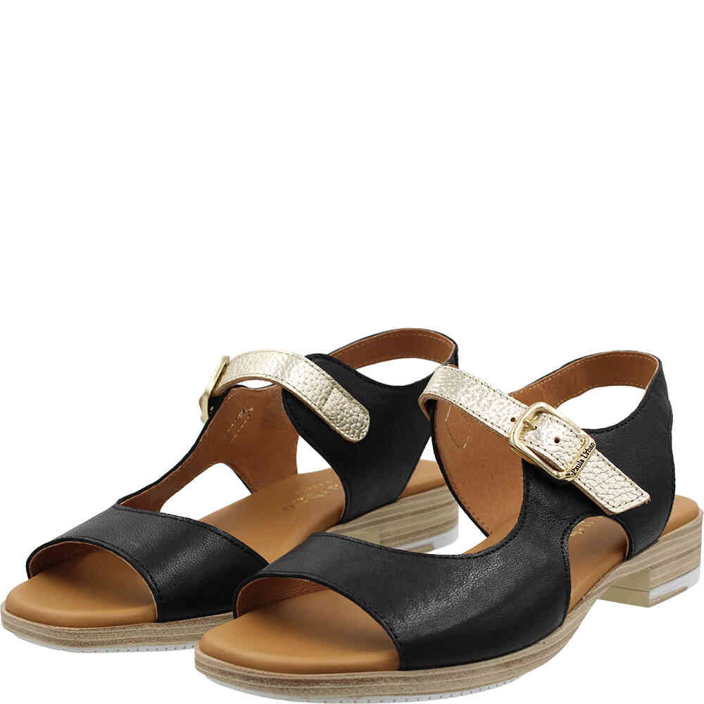 PAULA-URBAN-9-780-BLACK-GOLD-LEATHER-OPEN-TOE-FLAT-SANDALS-MADE-IN-SPAIN-SHOEBEDOO-OFFICIAL-STOCKIST-ANGLE
