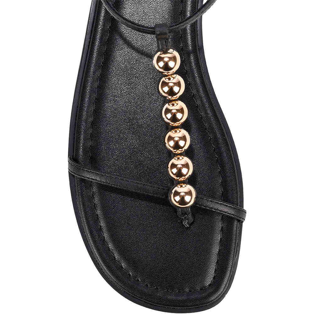 SIREN-MEAGAN-BLACK-LEATHER-FLAT-THONG-SANDALS-SHOEBEDOO-OFFICIAL-STOCKIST-DETAIL